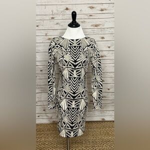 Dress the Population Emery sequin midi cocktail dress